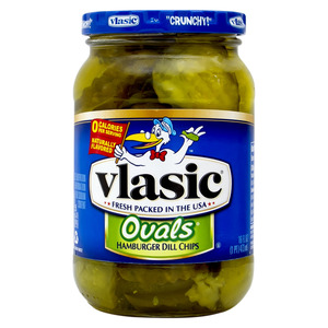 Vlasic Ovals Hamburger Dill Chips 473ml