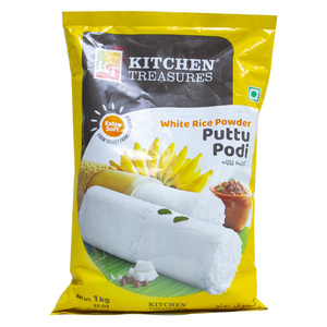 Kitchen Treasures White Rice Powder Puttu Podi 1kg