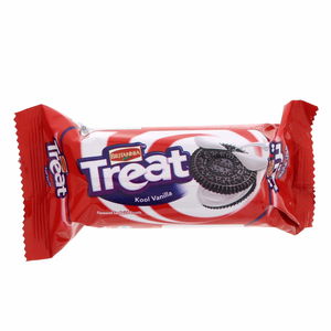 Britannia Treat Kool Vanilla Flavoured Sandwich Biscuits 60g