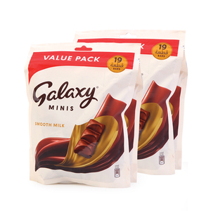 Galaxy Minis Smooth Milk Chocolate 2 x 19pcs