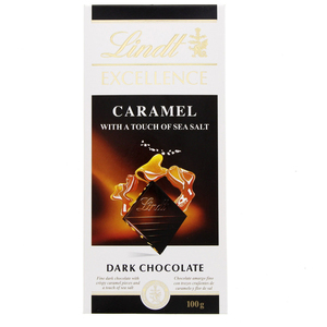 Lindt Excellence Caramel With A Touch Of Sea Salt Dark Chocolate 100g