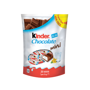 Ferrero Kinder Chocolate Mini Filled Milk Chocolate With Rich Milky Filling 120g