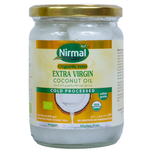 KLF Nirmal Organic Raw Extra Virgin Coconut Oil 500ml