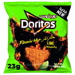 Doritos Flamin Hot Lime Tortilla Chips 23g