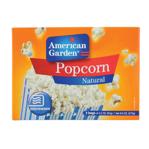 American Garden Natural Popcorn (Microwave) 273g