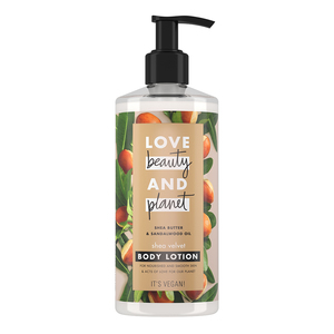 Love Beauty and Planet Lotion Shea Velvet Shea Butter & Sandalwood Oil 400ml