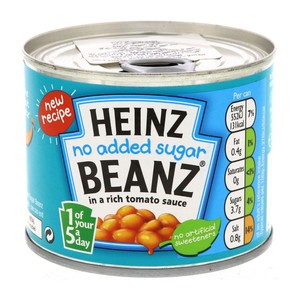 Heinz Beans in Tomato Sauce No Added Sugar 200g