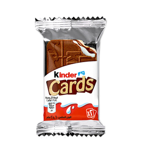 Kinder Cards Chocolate Biscuits 25.6g