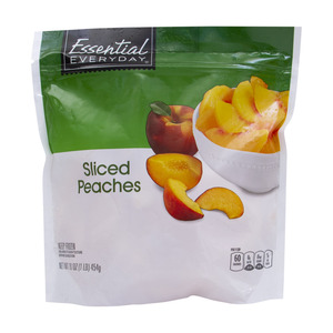 Essential Everyday Sliced Peaches 454g