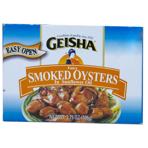 Geisha Smoked Oysters In Sunflower Oil 106g