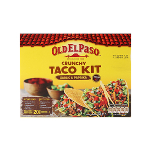 Old El Paso Crunchy Taco Kit Garlic & Paprika 308g
