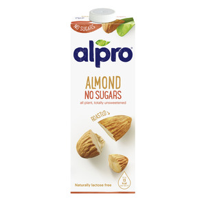 Alpro Roasted Almond Unsweetened Milk 1Litre