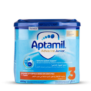 Aptamil Advance Junior 3 Growing Up Formula From 1-3 Years 400g