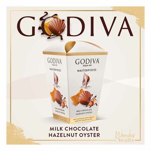 Godiva Master Pieces Milk Chocolate With Hazelnut Oyster 117g