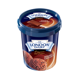 London Dairy Double Chocolate Ice Cream 500ml