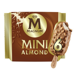 Magnum Mini Ice Cream Stick Almond 6 x 57.5ml