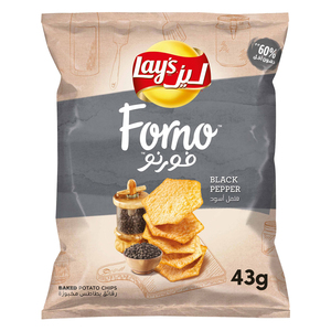 Lay's Forno Potato Chips Black Pepper 43g