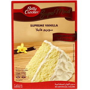 Betty Crocker Super Moist Cake Mix Supreme Vanilla 510g