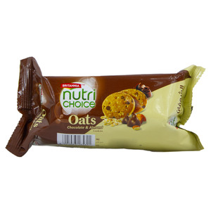 Britannia Nutri Choice Oats Chocolate And Almond Cookies 75g