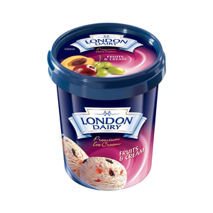 London Dairy Fruits & Cream Ice Cream 500ml