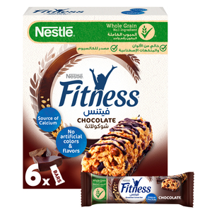 Nestle Fitness Chocolate Cereal Bar 6 x 23.5g
