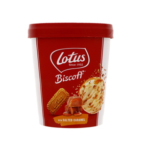 Lotus Biscoff Ice Cream With Salted Caramel 460ml