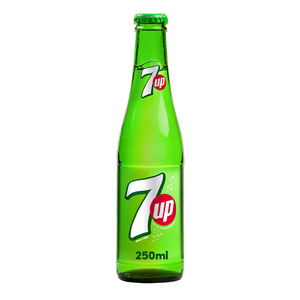 7UP Carbonated Soft Drink Glass Bottle 6 x 250ml