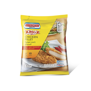 Americana Zingz Chicken Fillet Hot & Crunchy 1kg