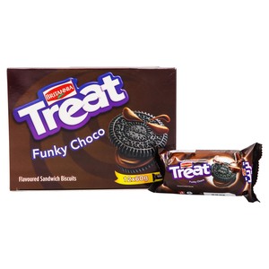 Britannia Treat Funky Choco Sandwich Biscuits 12 x 60g