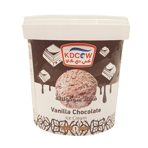 Kdcow Vanilla Chocolate Ice Cream 1Litre
