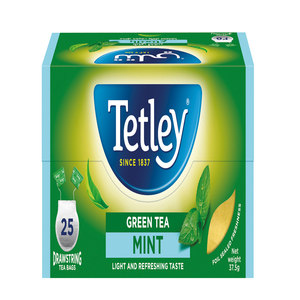Tetley Green Tea Mint 37.5g