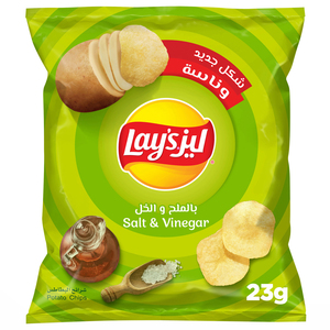 Lay's Potato Chips Salt & Vinegar 14 x 23g