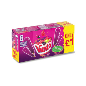 Vimto Mixed Fruit Lollies 6 x 45ml