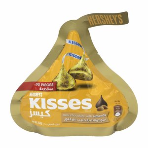 Hershey's Kisses Milk Chocolate With Almond 250g