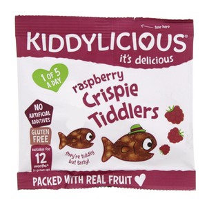 Kiddylicious Raspberry Crispie Tiddlers 12g