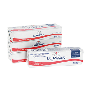 Lurpak Unsalted Butter 4 x 100g