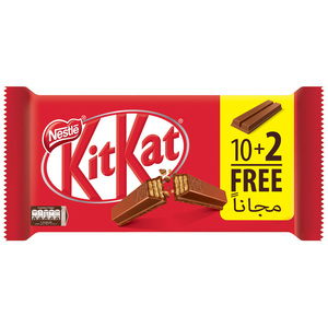 Nestle Kitkat 2 Finger Milk Chocolate Wafer Bar 12 x 20.5g
