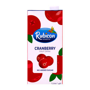 Rubicon Exotic Fruit Drink Cranberry 1Litre