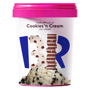 Baskin Robins Cookies N Cream Ice Cream 1Litre