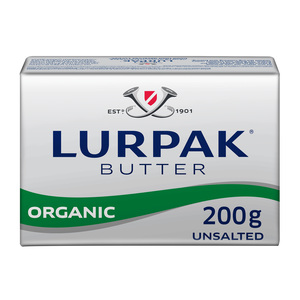 Lurpak Organic Butter Block Unsalted 200g