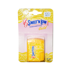 Sweet N Low Sugar Substitute Sucralose Gold 100Tablets 5.2g