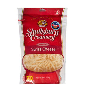 Shullsburg Creamery Shredded Swiss Cheese 170g