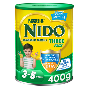 Nido Three Plus Growing Up Formula for Toddlers From 3-5 years 400g