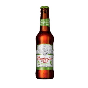 Budweiser Zero Green Apple Bottle 6 x 330ml