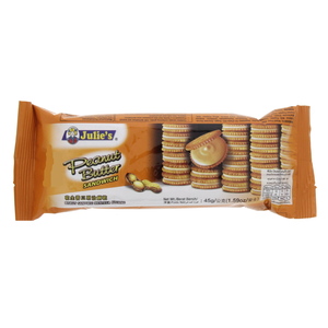 Julies Peanut Butter Sandwich Biscuits 45g