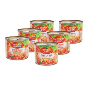 California Garden Baked Beans In Tomato Sauce 6 x 220g