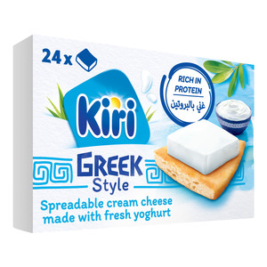 Kiri Greek Style Cheese Squares 24 Portions 400g