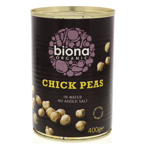 Biona Organic Chick Peas In Water 400g