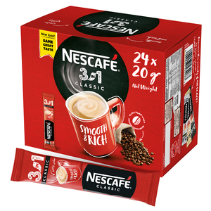 Nescafe 3in1 Instant Coffee Sachet 24 x 20g