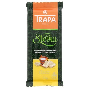 Trapa Blanco con Stevia White Chocolate Bar 75 Gm